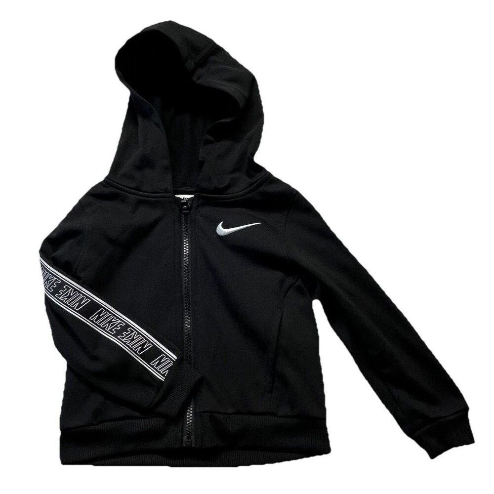 Nike Hoodie Baby 24 Months Black Dri-Fit Swoosh Logo Hoodie Athletic Outdoor